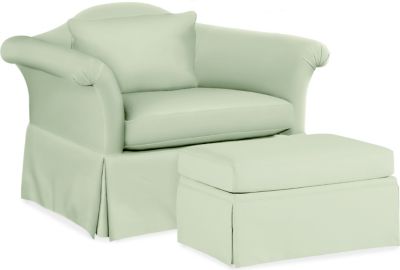 Dorchester Chair and a Half with Skirt