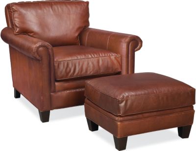 Mercer Chair and Ottoman (0609-07)