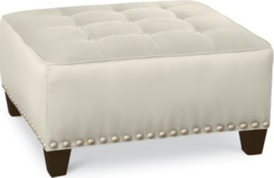 Brooklyn Square Button Top Ottoman