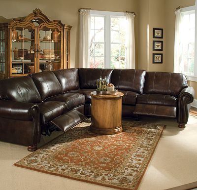 Thomas Ville Furniture on Thomasville Furniture   Leather Choices Benjamin Motion Sectional