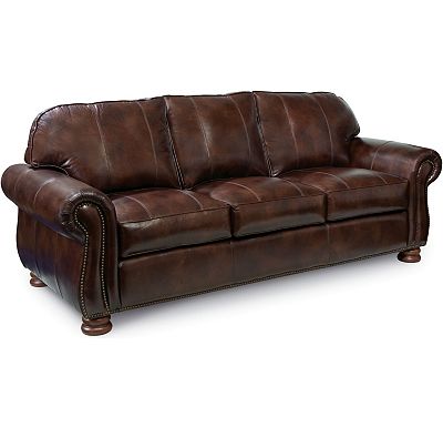 Leather Couch Furniture on Thomasville Furniture   Leather Choices Benjamin 3 Seat Sofa   20901