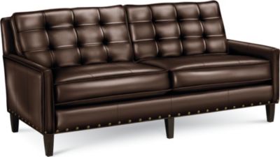 Highlife Biscuit Back Sofa with Nails
