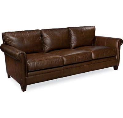Oversized Leather Furniture on Thomasville Furniture   Leather Choices Mercer Large 3 Seat Sofa