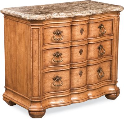 Lucca Night Stand (Marble Top)