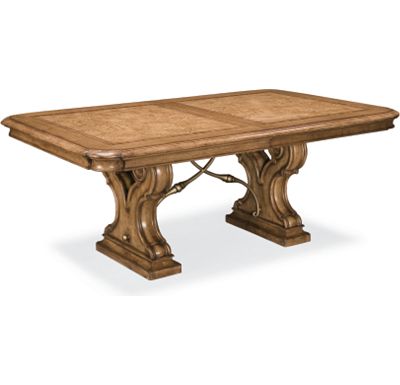 Wood Dining Room Table on Dining Room Furniture Hills Of Tuscany Bibbiano Trestle Dining Table