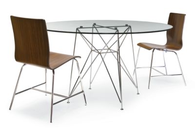 Glass Top Metal Table