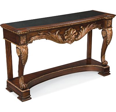 Wood Console Tables on Thomasville Furniture   Brompton Hall Console Table   45332 726