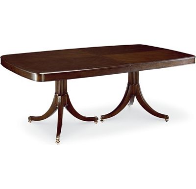 Pedestal Dining Table on Furniture   Studio 455 Double Pedestal Dining Table   45521 772