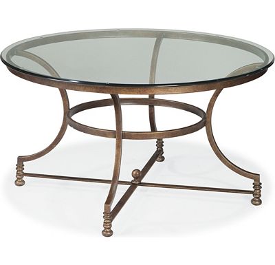Furniture Touch  on Thomasville Furniture   Vintage Chateau Round Cocktail Table   46091