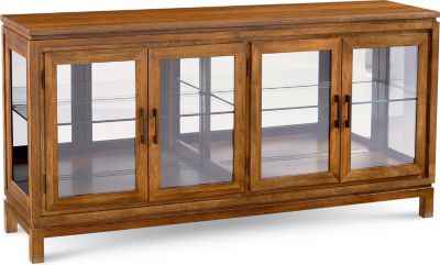 Modular Stacking Glass Door Cabinet