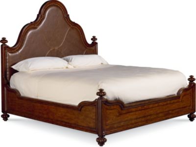 Cassara - Leather Panel Bed (King)