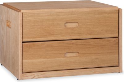 Two Drawer Under Bed Stackable Storage Unit
