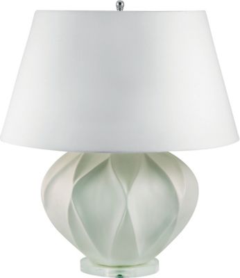 Sydney - White Bisque Lotus Ceramic Table Lamp