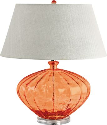Accessories - Katie - Recycled Gold Fluted Glass Urn Table Lamp