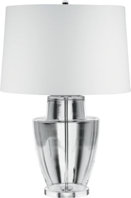 Accessories - Petra - Clear Glass Ginger Jar Table Lamp