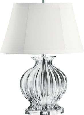 Madeline - Fluted Oval Glass Urn Table Lamp