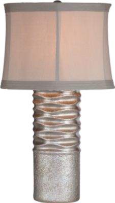 Barretta - Silver Wave Table Lamp