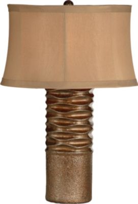 Barretta - Bronze Wave Table Lamp