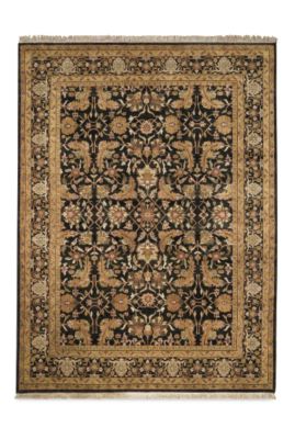 Bijou - Black/Light Gold/Dark Gold Rug - 5'6