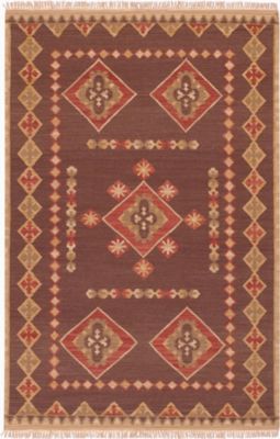 Durango Rug - Brown/Tan/Coral - 5'x8'