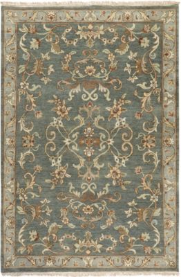 Clarissa - Gray/Gold/Raw Umber/Green Rug-5'6