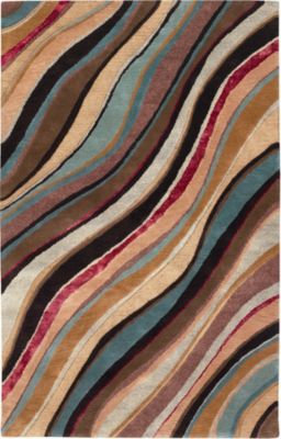 Ronna - Sepia/Russet/Gray/Maroon Rug - 5'x8'