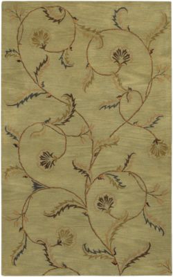 Concord-Pale Moss/Dark Moss/Forest Green Rug-5'x8'