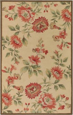 Ari - Beige/Brown/Dark Green Rug - 5'x8'