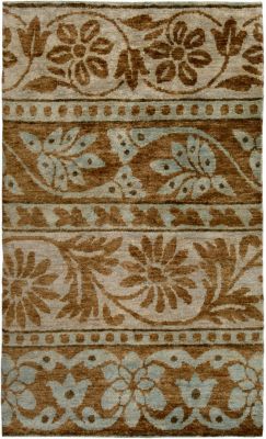 Kinsley - Mushroom/Brown/Pale Blue Rug - 5'x8'