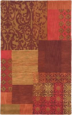 Allure - Burgundy/Rust/Cinnamon Rug - 5'x8'