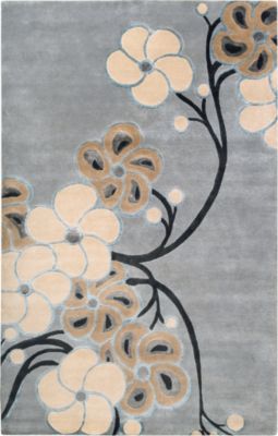 Edgewood - Raisin/Iron Ore/Gray/Olive Rug-5'x8'