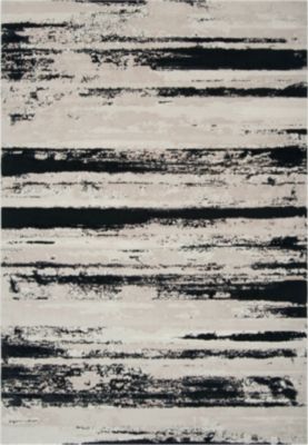 Hollowell - Oatmeal/Gray/Black Rug - 5'3