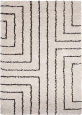 Peni - Ivory/Black Olive Rug - 5'3