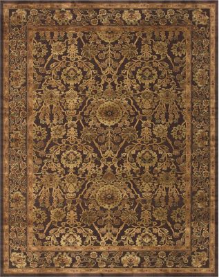 Accessories - Stevenson - Dark Chocolate/Gold Rug