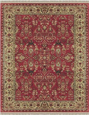 Northpoint - Red/Light Gold Rug - 5'x8'