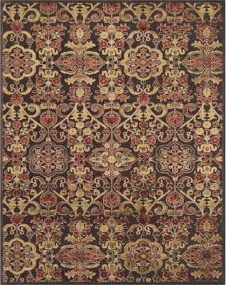 Accessories - Sheffield - Dark Chocolate/Multi Rug