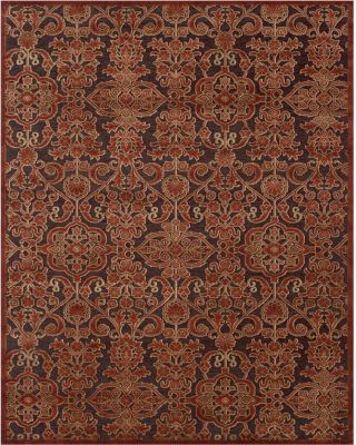Accessories - Sheffield - Dark Chocolate/Rust Rug