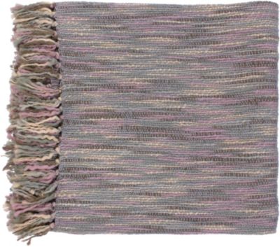 Barlow Throw - Gray/Mauve