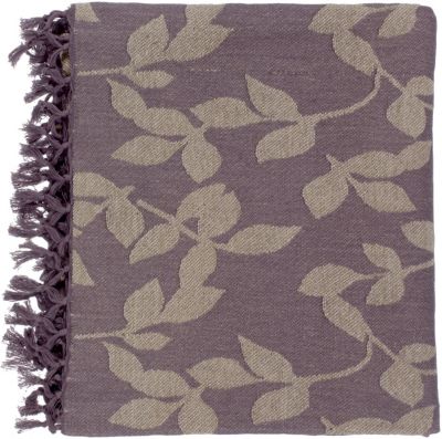 Satara Throw - Plum/Tan