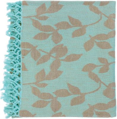 Accessories - Satara Throw - Aqua/Tan