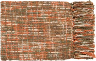 Normandy Throw - Rust/Ivory/Dark Green