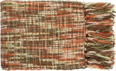 Normandy Throw - Lime/Dark Green/Ivory