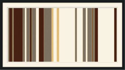 Mod Pinstripe 4 - Grey, Chocolate, Dijon