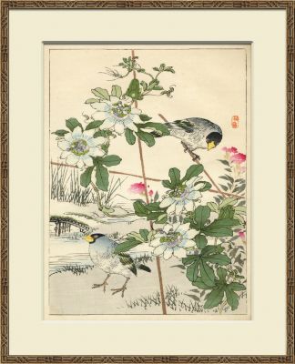 Asian Garden Etchings A