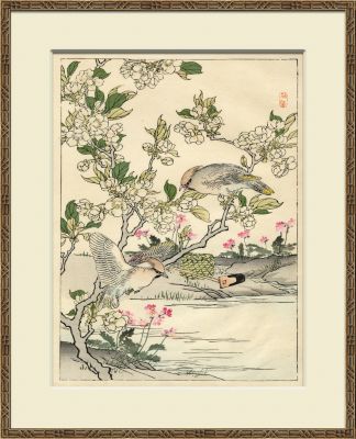 Asian Garden Etchings C