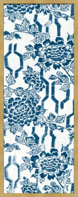 Indigo Blue Designs for Kimono in White B