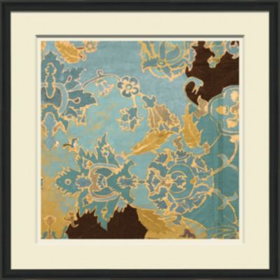 Small Batick in Blue and Brown A