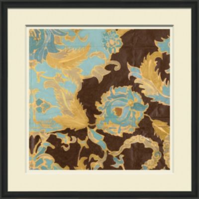 Small Batick in Blue and Brown C