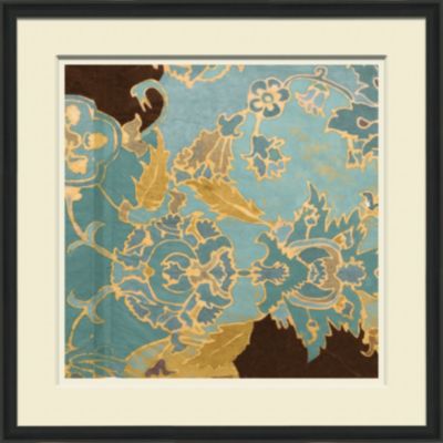 Small Batick in Blue and Brown D