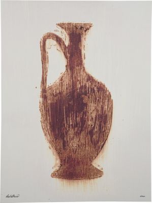Urn Design in Terra Cotta & Ivory - I